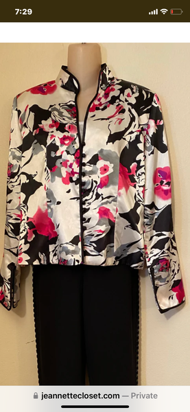 JS Collection Silk Kimono Jacket