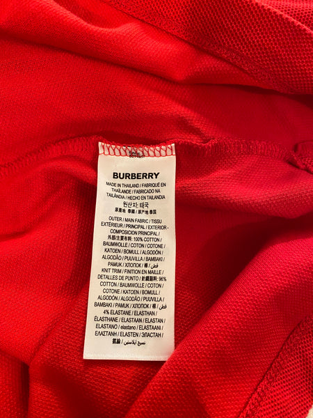 Burberry Red Polo Shirt Men’s