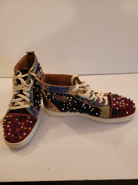 Christian Louboutin Mens Sneakers Multicolor Size 44 US 11