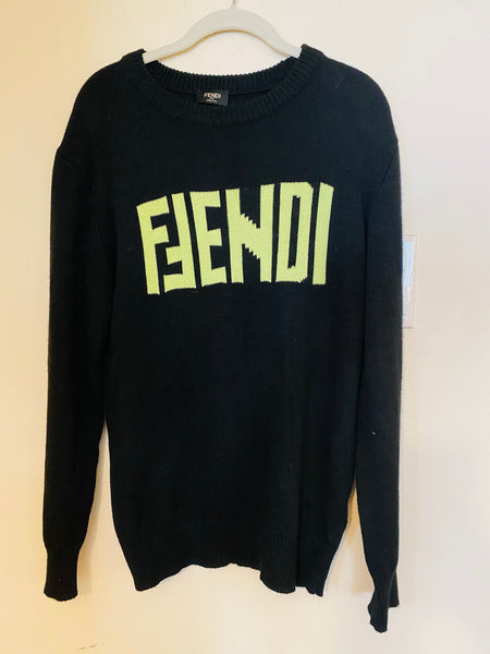 FENDI Wool Black Sweater