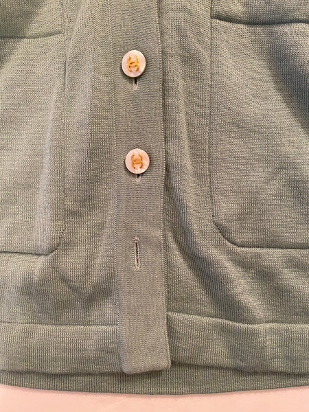 CHANEL Mint Green Cardigan