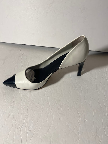 Max Mara Black and White Heel