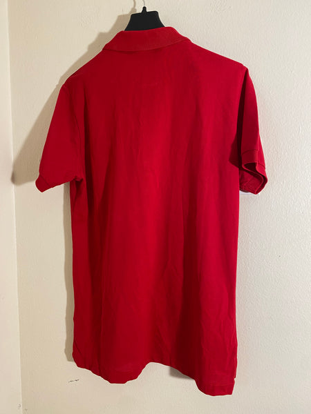 Burberry Men’s Red Polo Shirt Sz L