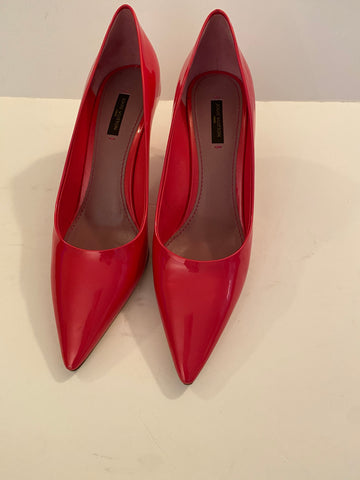 Louis Vuitton Pink Pointed Toe Pump Sz:40/9