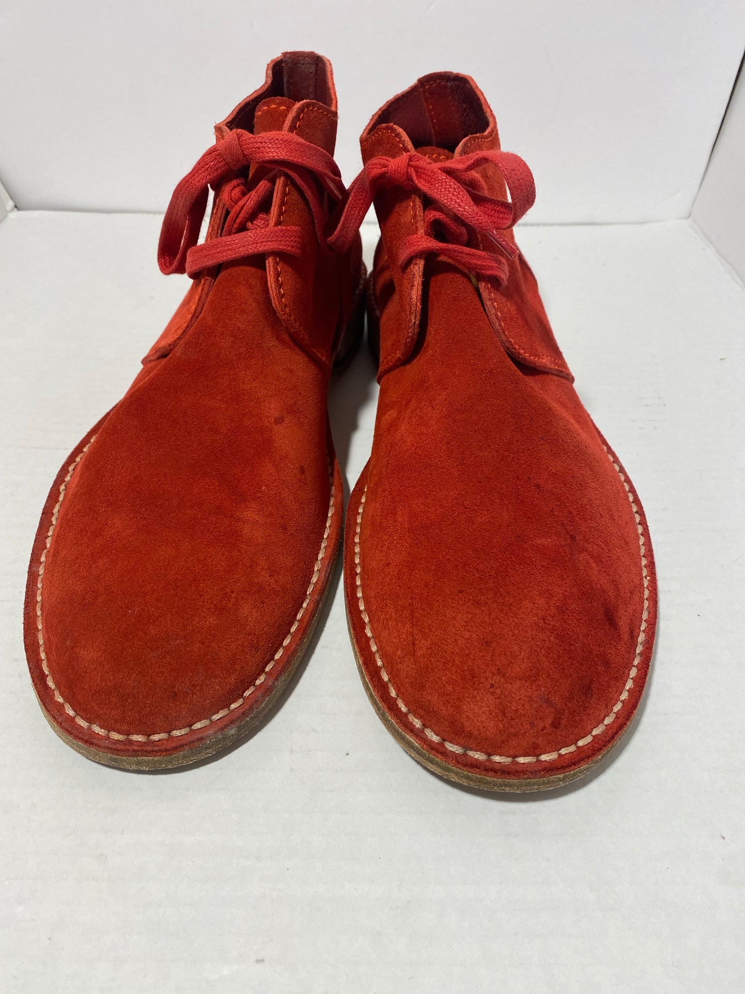 DSquared² Men's Red Ankle Boots Size: 44 US: 11