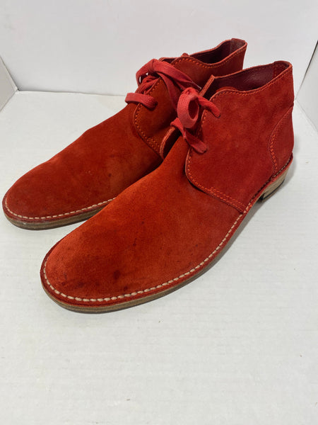 DSquared² Men's Red Ankle Boots Size: 44 US: 11