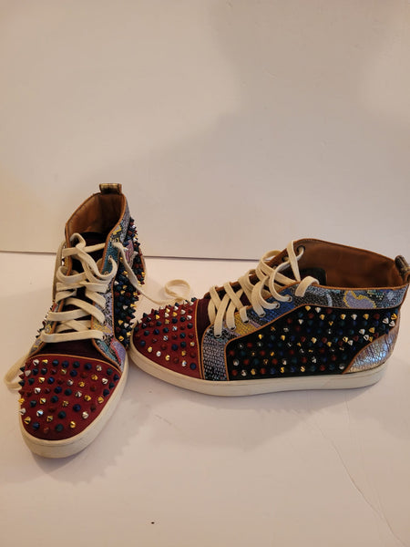 Christian Louboutin Mens Sneakers Multicolor Size 44 US 11