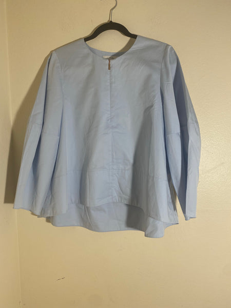 Tibi Shirt Sculpted Sleeve Blouse Size: 8