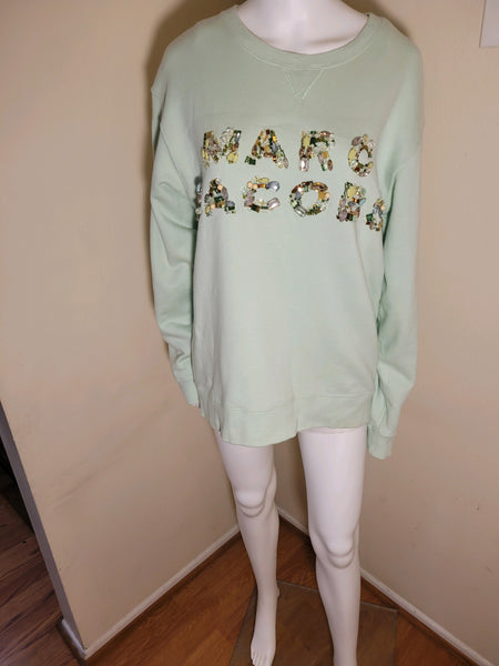 Marc Jacobs Embroidered-Logo Sweatshirt Sz M