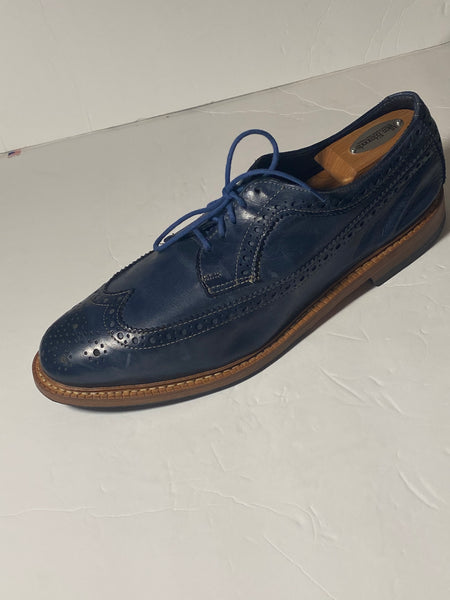 Allen Edmonds Men’s Blue Wingtip Lace Up Shoes Size 11