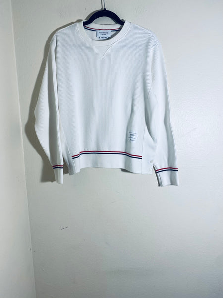 Thom Browne stripe performance sweatshirt Size:2