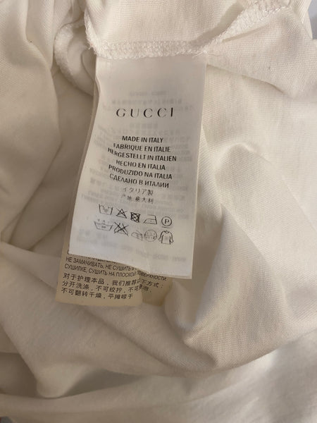 Gucci Men’s Polo White Shirt Size: XL