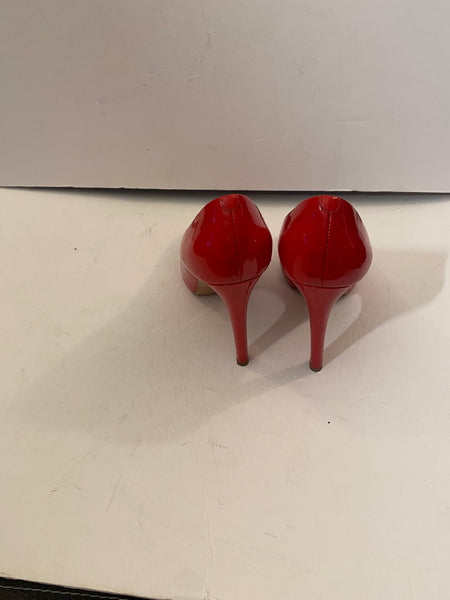 Guiseppe Zanotti - Red Leather Textured Pumps Sz40/9