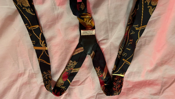 Hermès Suspenders Silk Belt