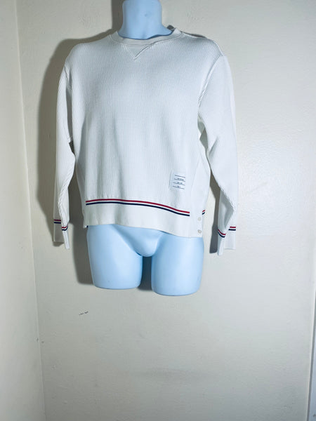 Thom Browne stripe performance sweatshirt Size:2