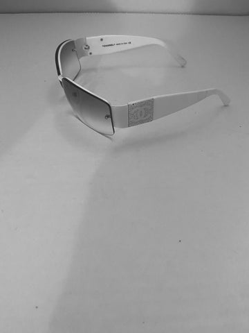 CHANEL White Rimless Sunglasses