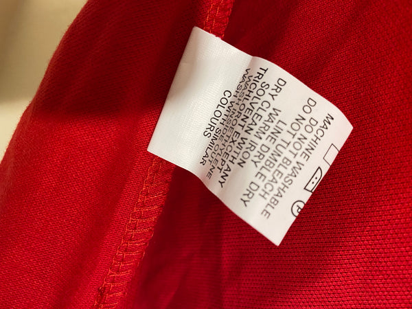 Burberry Men’s Red Polo Shirt Sz L