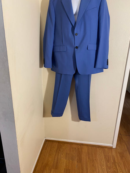 Givenchy Men’s Suit Pastel Blue Size 52