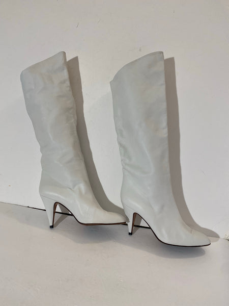 Alberto D Molina Leather Boots Size: 10