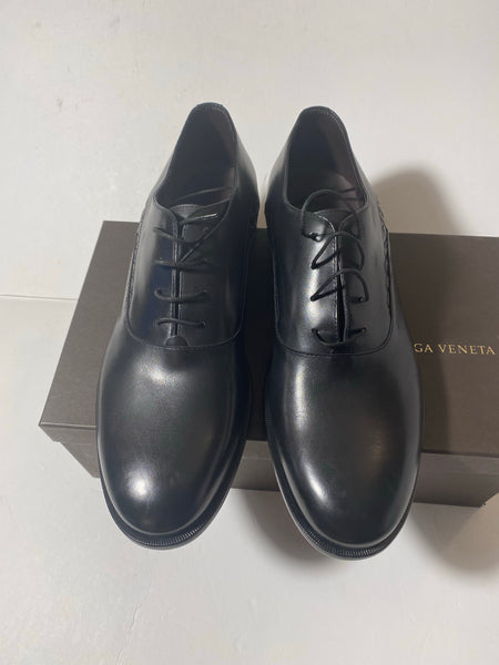 Bottega Venetta Black Leather Shoes Size: 45.5 US 12.5