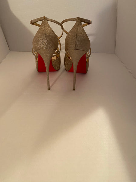 Christian Louboutin Glitter Sandals