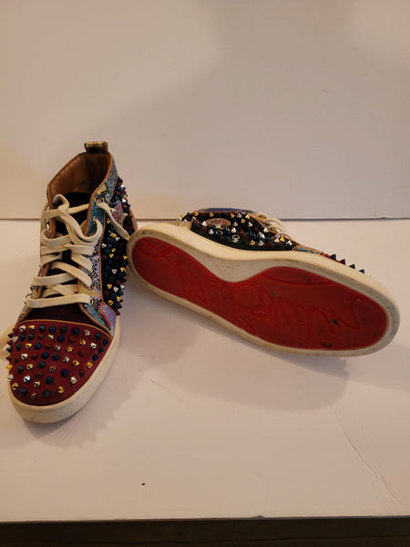 Christian Louboutin Mens Sneakers Multicolor Size 44 US 11