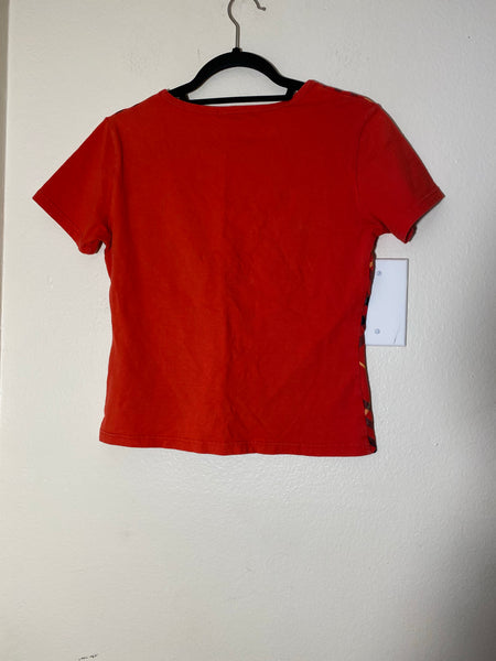 Burberry Red Check Tee Shirt