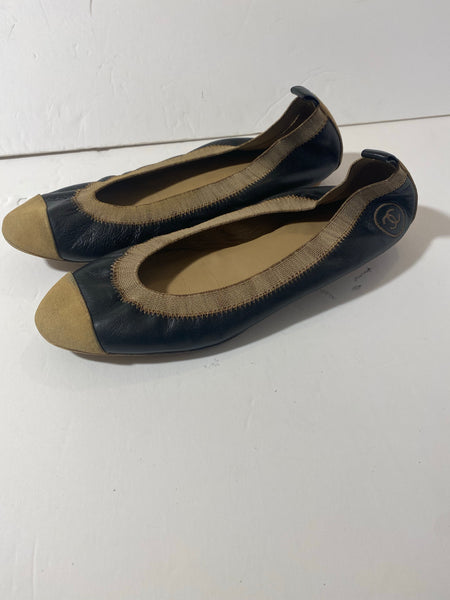 Chanel Suede Ballet Size 40