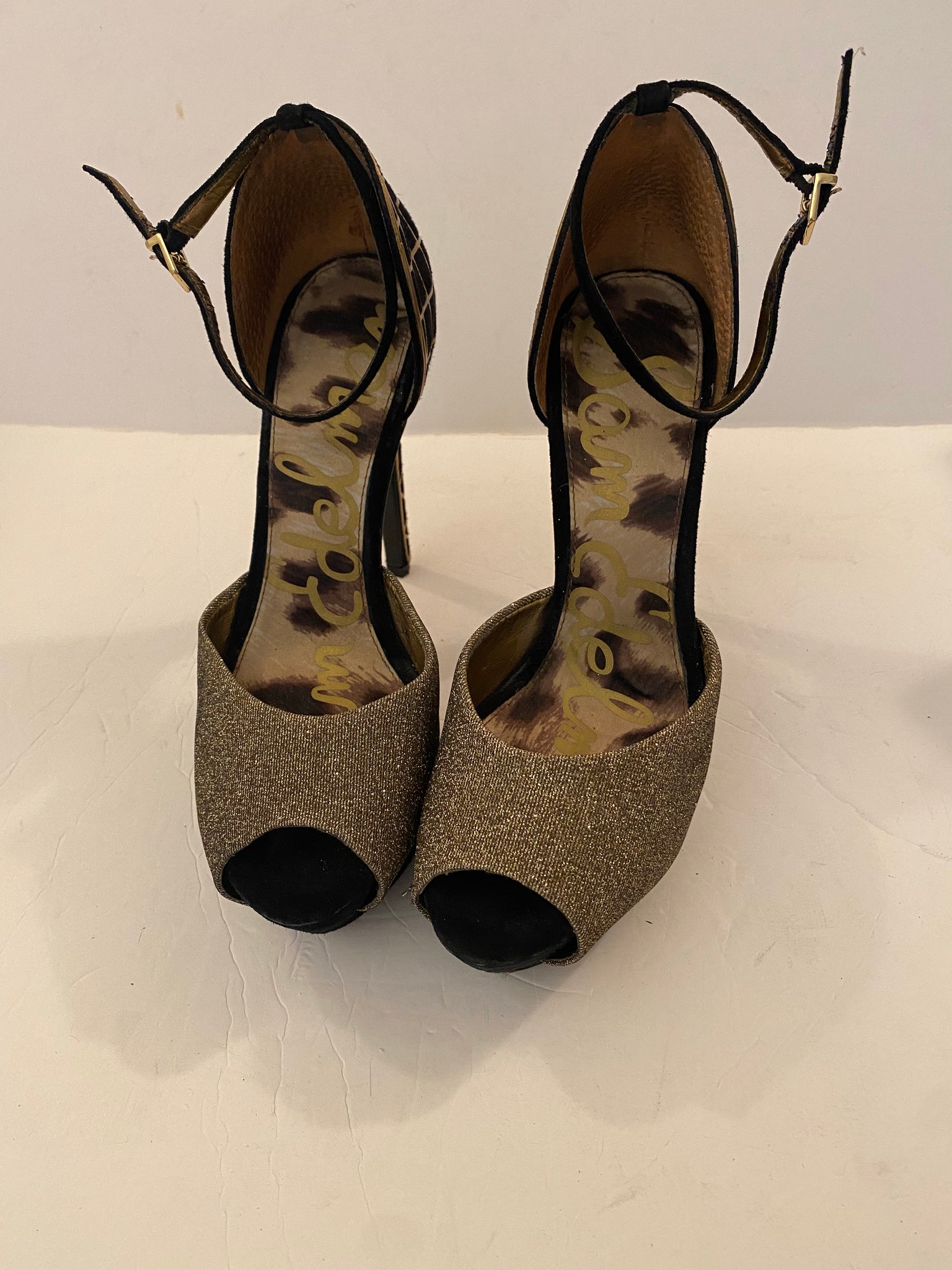 Sam Edelman Ankle Strap Platform Sandals Size: 8