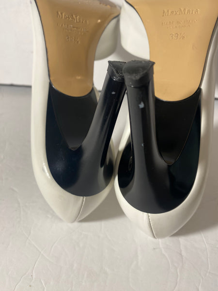 Max Mara Black and White Heel