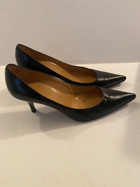 HERMES leather pumps Size: 39.5/9