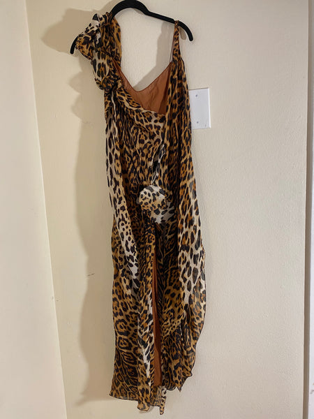 Christian Dior Leopard Print Dress Size: 4