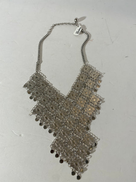 Unsigned Silver Plated Necklace