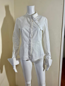 ALEXANDER MCQUEEN Women's White Shirt Size: 40