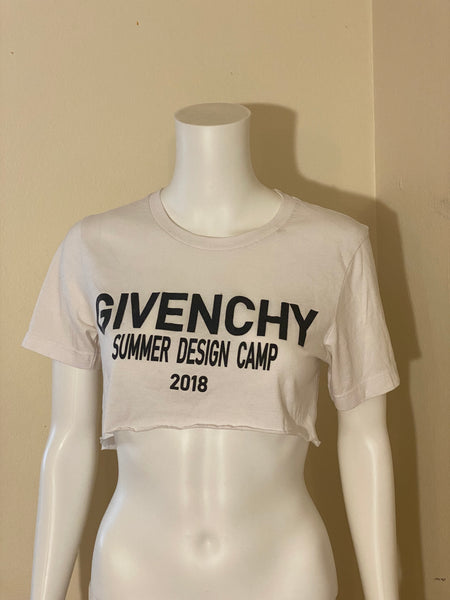 Givenchy Logo Crop T-Shirt