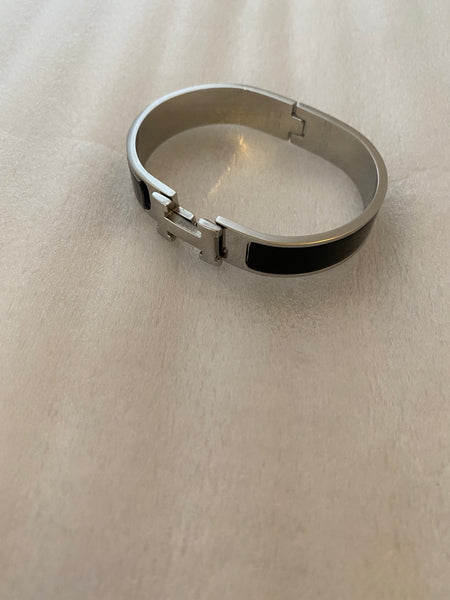 Hermès Clic H Silver Bracelet