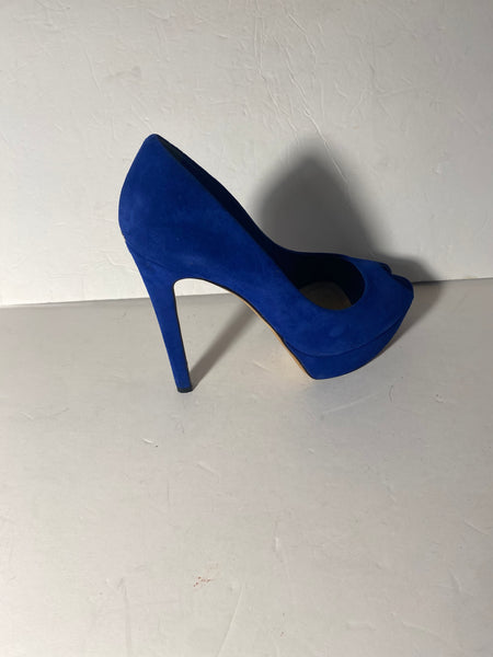 Christian Dior Blue Suede Pumps Sz: 39.5/ 9