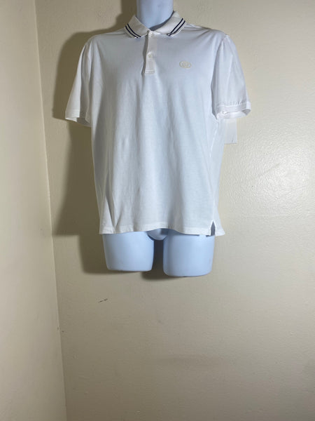 Gucci Men’s Polo White Shirt Size: XL