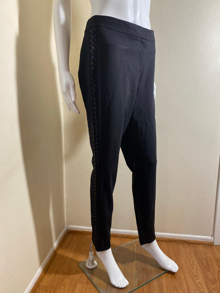 Diane von furstenbug black textured pants Size: 10