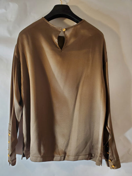 Chanel Satin Blouse