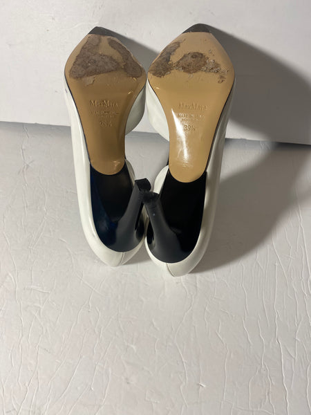 Max Mara Black and White Heel