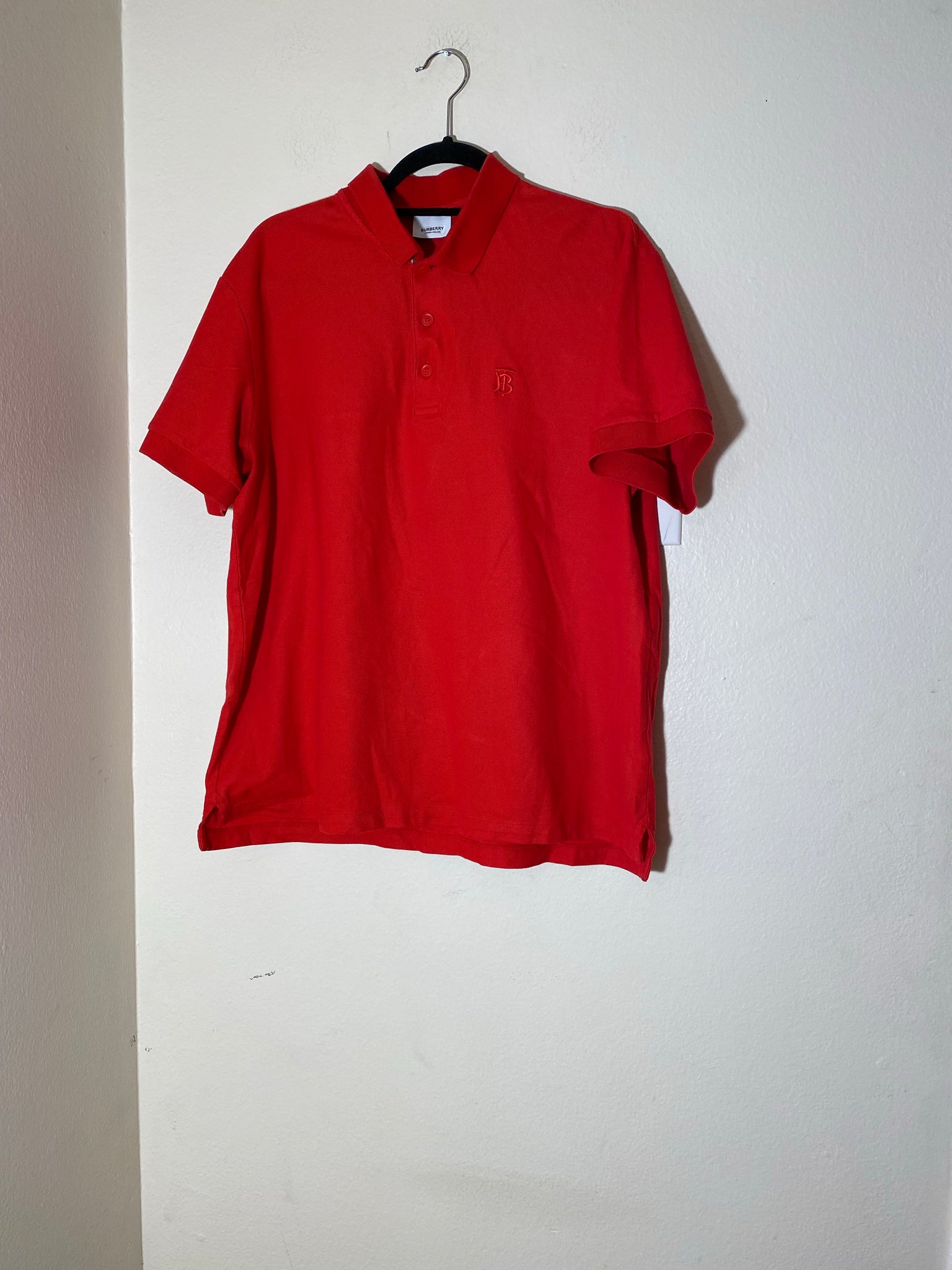 Burberry Red Polo Shirt Men’s