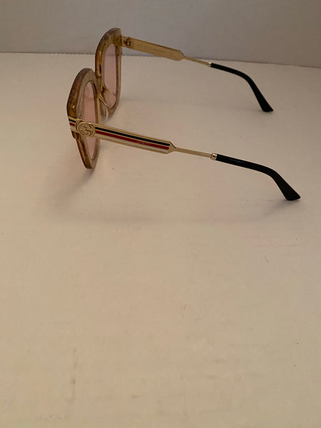 Gucci-Square Frame Acetate Sunglasses