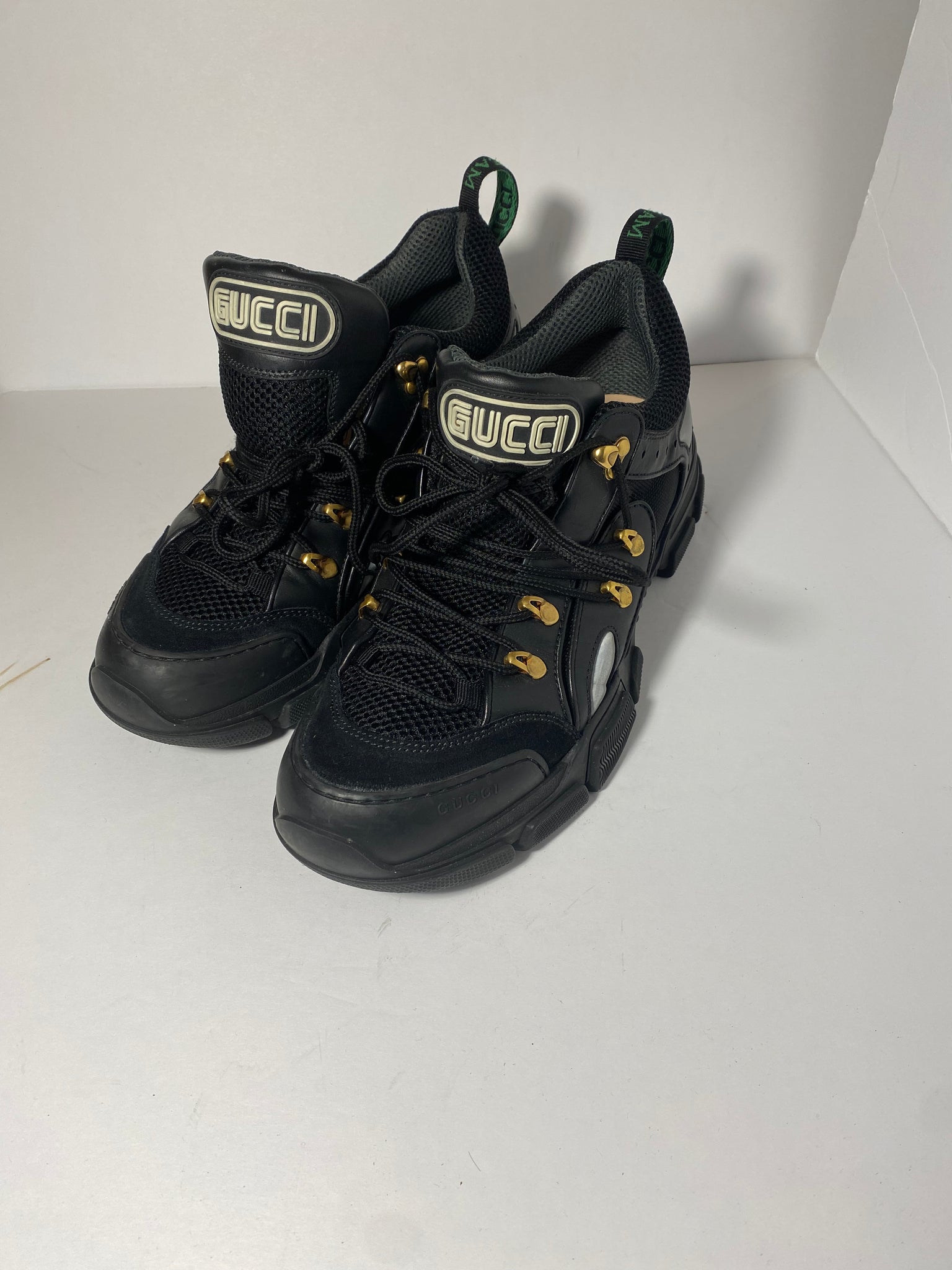 GUCCI Flashtrek Chunky Sneakers Size: 11