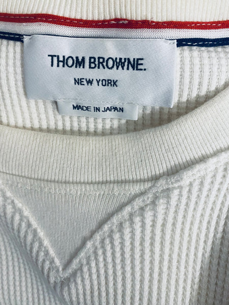 Thom Browne stripe performance sweatshirt Size:2