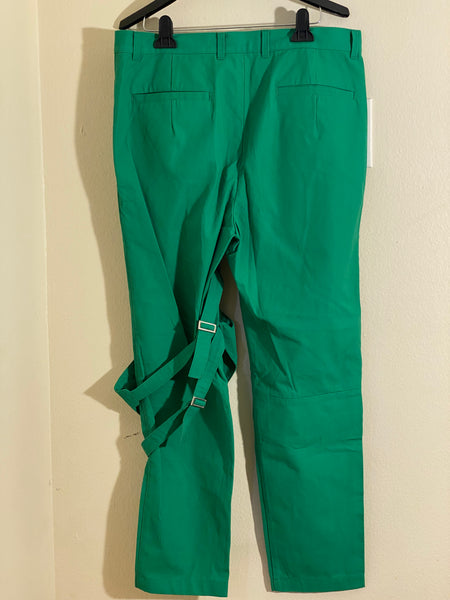 AMBUSH Men’s Pocket Strap Green Pants Size 3 IT 52