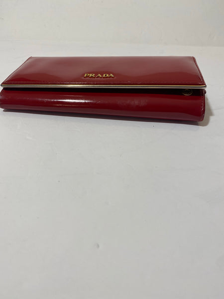 Prada Red Wallet