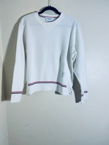 Thom Browne stripe performance sweatshirt Size:2