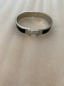 Hermès Clic H Silver Bracelet