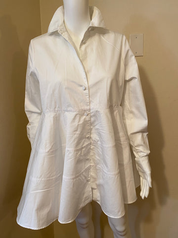 CO Essentials White Shirt Dress